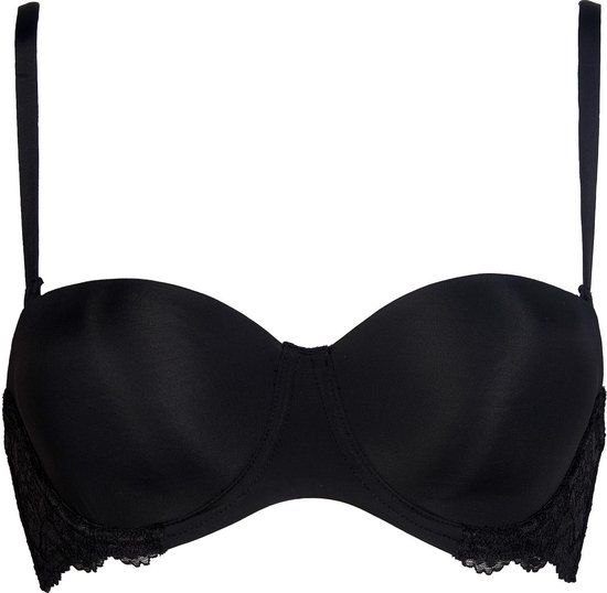 After Eden Recycled Strapless Bra - Black - 75B