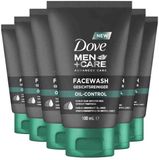 Dove Men+ Care Nettoyant Visage Avancé Contrôle du Sébum - 6 x 100 ml