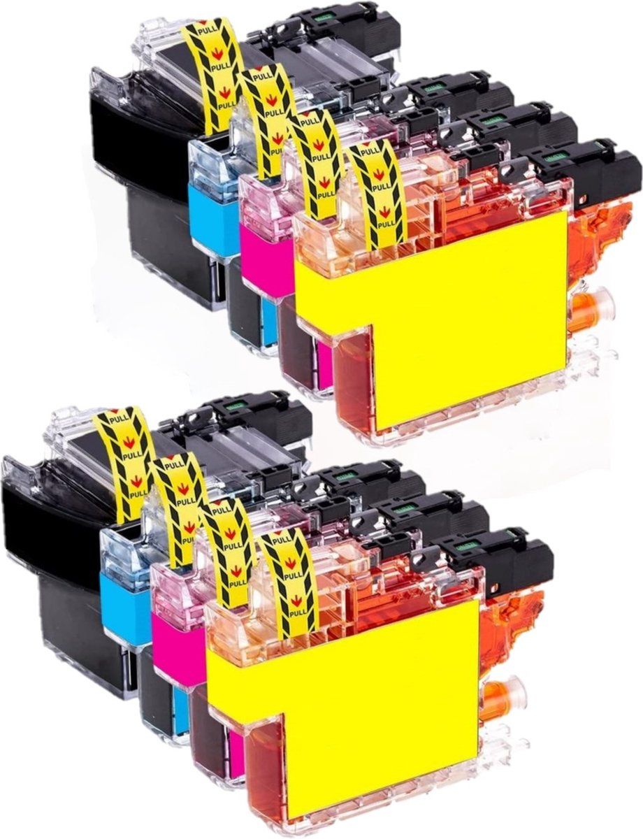 InktDL Compatible inkt cartridges (8) voor Brother MFC-J5330DW, J5730DW, J6530DW, J6535DW, J6930DW (LC-3219)