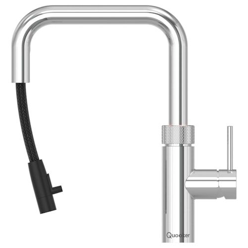 Quooker Flex Square Chroom | Kokendwaterkraan | Flexibele uittrekslang