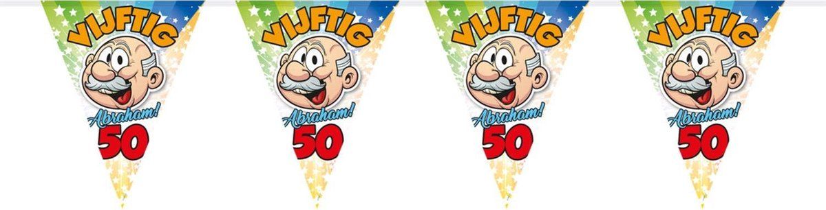 Vlaggenlijn - 50 Jaar - Abraham - 10m