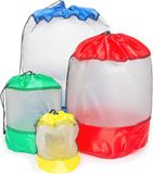 Sac 4 pièces, sacs filet pratiques en quatre tailles différentes pour le sport, les loisirs, la maison, l'extérieur et les vacances