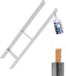 Gezu Impex H Paalhouder 91 x 400 mm set van 12 Thermisch Verzinkt