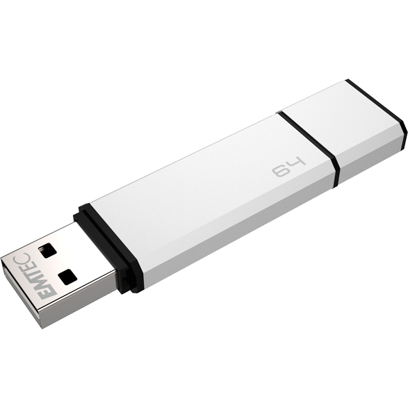 Emtec C900 Metal 64GB USB 2.0 - Zilver