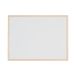 Bi-Office Magnetisch Whiteboard met Grenenhouten Frame 90x60cm