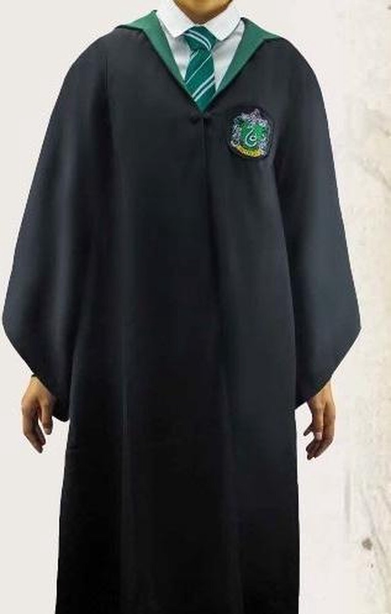 Cinereplicas Harry Potter - Slytherin Wizard Robe / Zwaderich tovenaar kostuum (XL)