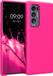 kwmobile telefoonhoesje geschikt voor Oppo Find X3 Neo - Hoesje met siliconen coating - Smartphone case in neon roze