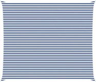 vidaXL Zonneschaduw Blauw en Wit 7 x 6 m 100% Polyester Oxford