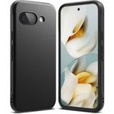 Ringke Onyx | Hoesje Geschikt voor Google Pixel 9a | Back Cover Flexibel TPU | Militaire Standaard | Zwart