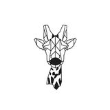 Homemania Wanddecoratie giraffe zwart koudgewalst staal Art Casa Decoro voor woonkamer, kantoor, muur
