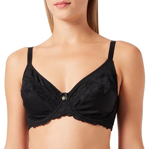 Dagi Dames Minimiser Bra - Zwart - 80B