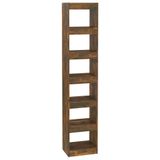 VidaXL Boekenkast/kamerscherm 40x30x198 cm gerookt eikenkleurig