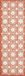 Safavieh Geometrisch Binnen/Outdoor Geweven Gebiedsdeken, Amherst Collection, AMT411, in Ivoor & Oranje, 69 X 213 cm