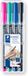 STAEDTLER Lumocolor permanent pen M 317 - Boîte de 4 couleurs