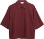 s.Oliver Blouse Bordeaux Linnen Viscose Regular Fit