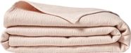 Essix - Poeme - Effen getextureerde plaid in katoen jaquard 130 x 220