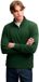 Superdry Garment Dye Rib Sweatshirt Met Halve Rits Groen XL Man