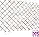 vidaXL Tuinlatwerken 5 st 180x120 cm wilgenhout