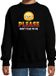 Bellatio Decorations Shoppartners Bv Funny emoticon sweater Please dont talk to me zwart voor kids - Fun / cadeau trui 122/128