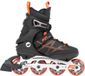 K2 F.I.T. 80 Alu Patins à roulettes - Taille homme 43.5 - Noir/Blanc/Orange