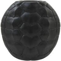 Light & Living - vaas turtle - 40.5x11x40 - zwart