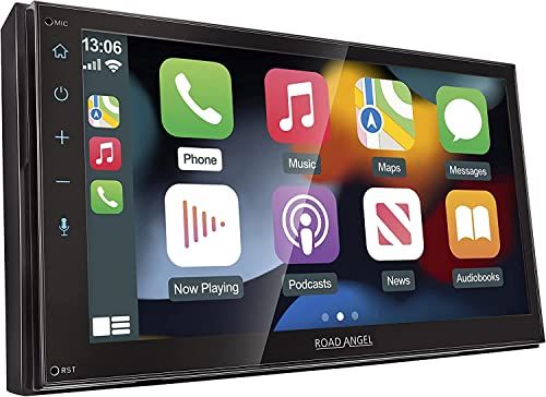 Road Angel RA-X621BT Autoradio met Apple Car Play, Android Auto, 7 Inch Touchscreen, Bluetooth, Spotify, WAZE, Sat Nav - Zwart