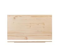Home Noedelplank van massief hout, 100 x 55 cm
