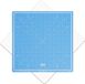 Merkloos Tapis de découpe rotatif auto-réparant pour artisanat, quilting, couture et scrapbooking - 13 pouces x 13 pouces - Bleu Ciel
