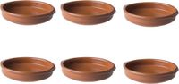 Merkloos / Sans marque Wegter Grootverbruik Bv Tapasschaaltjes - Terracotta - 12 Stuks - 14 cm Diameter - Ovenbestendig