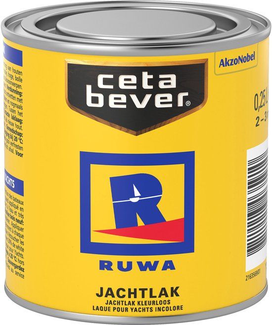 Cetabever Ruwa Jachtlak - Kleurloos - 250ml