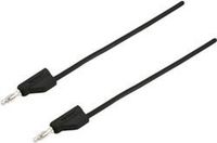 Voltcraft MSB-300 Meetsnoer Banaanstekker 4 mm Silicone 2.00 m Zwart 1 stuk(s)