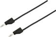 Voltcraft MSB-300 Meetsnoer Banaanstekker 4 mm Silicone 2.00 m Zwart 1 stuk(s)