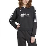Adidas Tiro Cut 3 Stripes Fleece Sweatshirt Zwart M