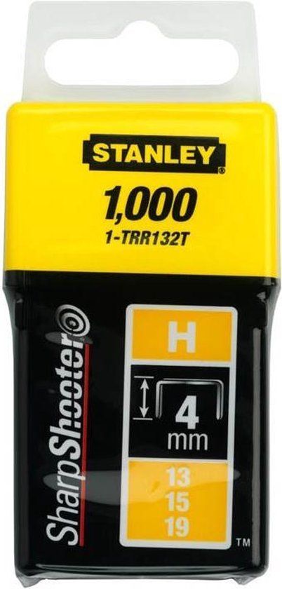 STANLEY - Nieten - 10mm - Type H - 1000 stuks