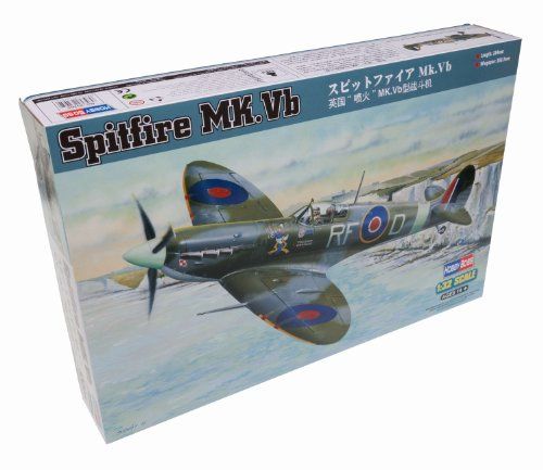 Hobbyboss 1:32 Schaal "Spitfire Mk Vb" Model Kit (Grijs)