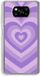 Case Company® - Poco X3 Pro Case - Heart Purple - Soft Cover