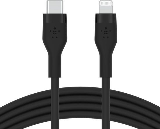 Belkin BOOST CHARGE™ USB-C naar Apple iPhone Lightning Kabel - 1m - Zwart
