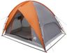 vidaXL Campingtent met waterdichte regenfly, 3-persoons, Grijs en Oranje