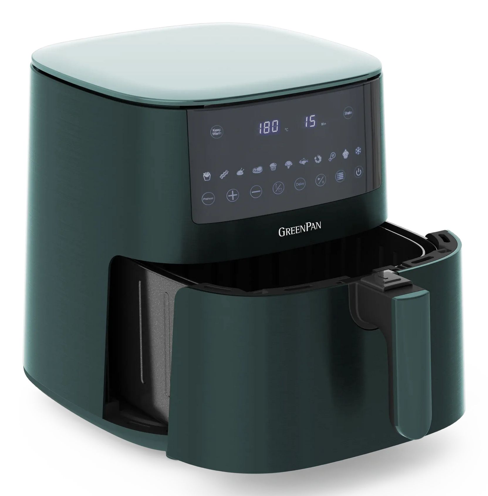 GreenPan Bistro XXL Airfryer 7.2L - Pine Green