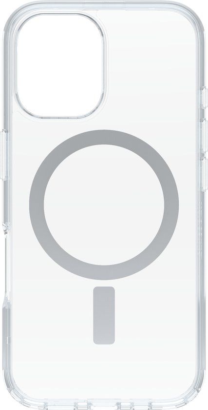 OtterBox Symmetry Series Clear voor MagSafe voor Apple iPhone 16, Transparant