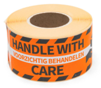Rillprint Waarschuwingsetiketten - Voorzichtig behandelen (250 stuks)