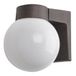 Buitenlamp Procyon bruin aluminium 18 x 18 x 15 cm IP44 weerbestendig
