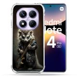 Cokitec Versterkte hoes voor Xiaomi Redmi Note 14 Pro 5G Muziek Rock Herisson
