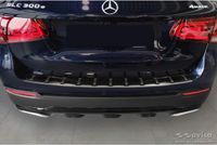 Zwart Mercedes Zwart RVS Achterbumperprotector passend voor GLC (X253) 2015-2019 & Facelift 2019- 'STRONG EDITION'