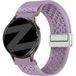 Bandz Amazfit Active 3 Premium vintage nylon bracelet (lila)