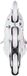 Powerslide Phuzion Argon Syncro 110 Patins à roulettes Blanc/Rose EU 41