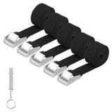Merkloos Icecat 5 Stuks Verstelbare Lashing Straps voor Fietsen en Camping