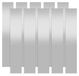 Merkloos Roestvrijstalen Strips voor Keukenafwerking (155 x 25 mm)