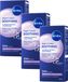NIVEA Crème de nuit apaisante pour femmes - Peau sensible - Sans parfum et à pH neutre - Avec extrait de réglisse et huile de pépins de raisin - 3 x 50 ml