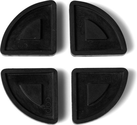 Capi Europe Bloempot pads outdoor zwart 5x5 Zwart
